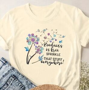 Inspirational Be Kind T-Shirt - Short Sleeve NEW